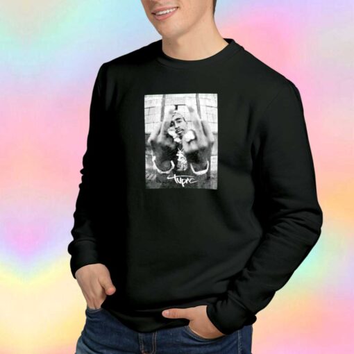 2Pac Gangster Rapper Hip Hop Vintage Sweatshirt