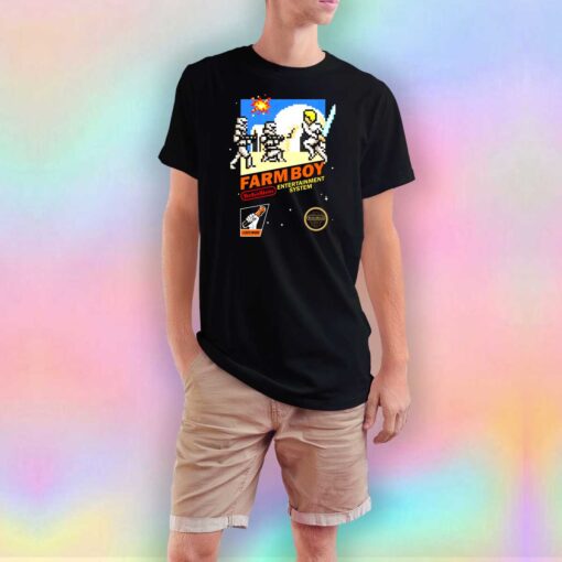 8 Bit Farm Boy Rebellion T Shirt
