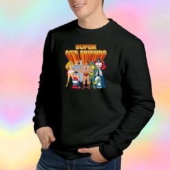 Cartoon Super 80s Friends Sweatshirt