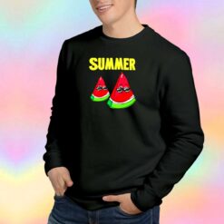 Cute Two Watermelon Summer Sweatshirt
