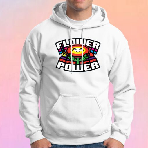 Funny Flower Power UP Hoodie
