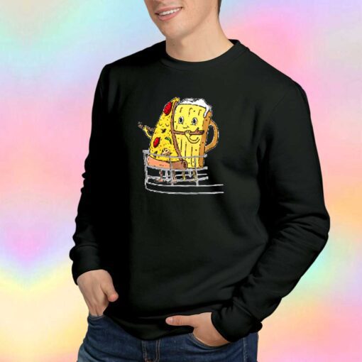 Funny Pizza Beer Titanic Sweatshirt