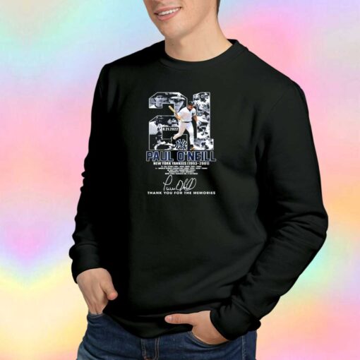 Paul Oneill New York Yankees 1993 2001 Sweatshirt