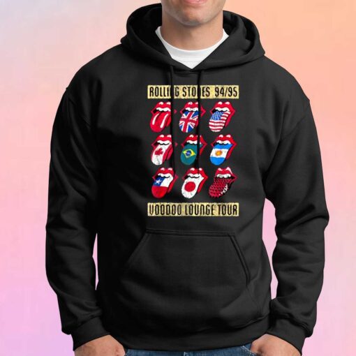 Rolling Stones Voodoo Lounge Tour Vintage Hoodie