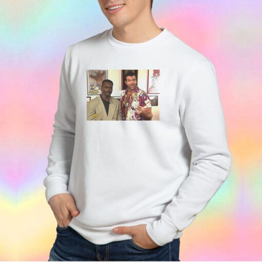 Walter Payton And Scott Hall Photo Sweatshirt