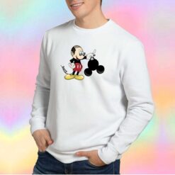 Bald Mickey Mouse Ears Sweatshirt