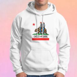 Cheech and Chong California Republic Flag Hoodie