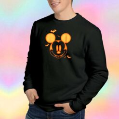 Disney Mickey Mouse Face Halloween Sweatshirt