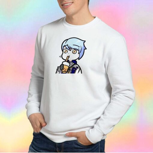 Genshin Impact Ayato boba chibi Anime Sweatshirt