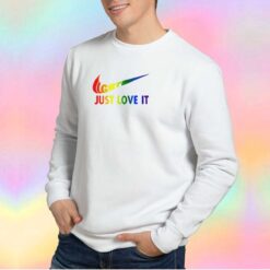 LGBT Just Love LGBT Pride Parody Sweatshirt