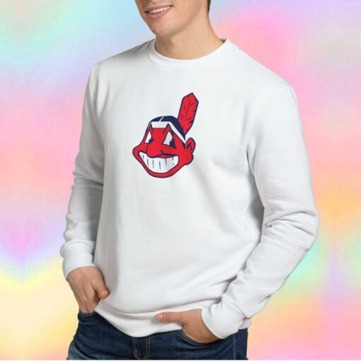 New Cleveland Indians Mascot Chief Wahoo tee Sweatshirt