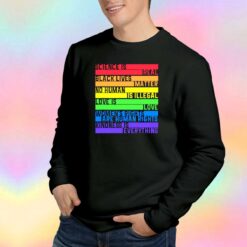 graphic Science Is Real Black Lives Matter Sweatshirt