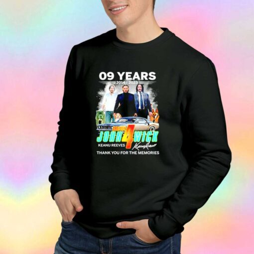 09 Year 2014 2023 Chapter Jhon Wick 4 Sweatshirt