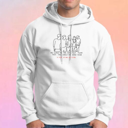 10 Years Of One Direction Hoodie