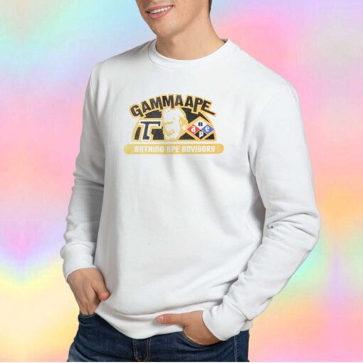 A Bathing Ape Classic Gamma Ape Sweatshirt