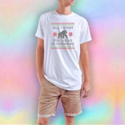 All I Want For Xmas Is Harambe T Shirt