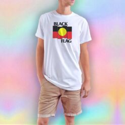 Black Flag Aboriginal X Flag T Shirt