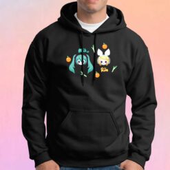 Cute Miku and Rin Chibis Anime Hoodie