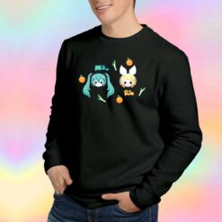 Cute Miku and Rin Chibis Anime Sweatshirt