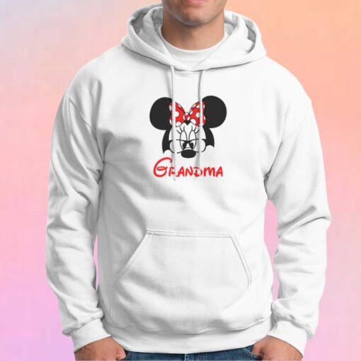 Disney Grandma Minnie Mouse Hoodie