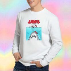 Funny Hello Kitty Parody Jaws Sweatshirt