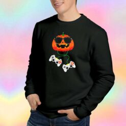 Halloween Jack O Lantern Gamer Sweatshirt