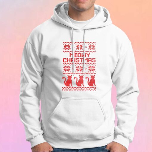 Meowy Christmas Hoodie