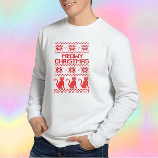 Meowy Christmas Sweatshirt