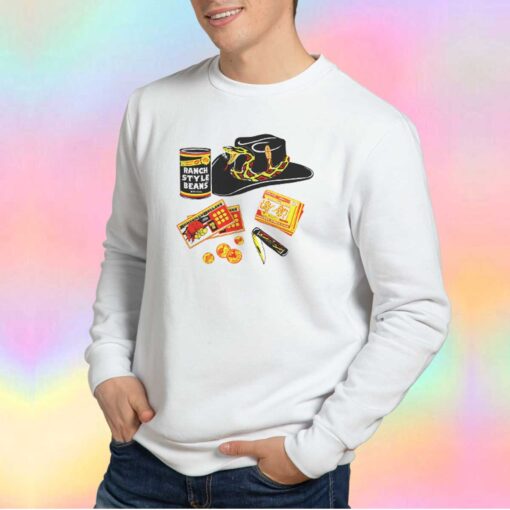 Night Beans Ringer Sweatshirt