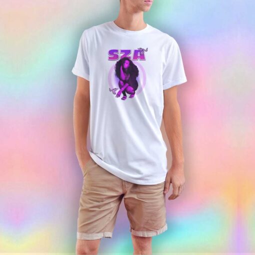 Sza Ctrl Butterfly Rap Hip Hop Vintage T Shirt