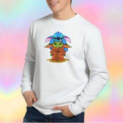 Baby Yoda With Stitch Sweatshirt
