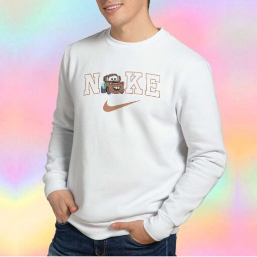 Disney Cars Mater Nike Funny Parody Sweatshirt