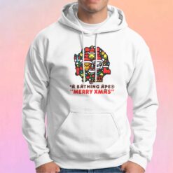 Funny A bathing Ape Merry Xmas Hoodie