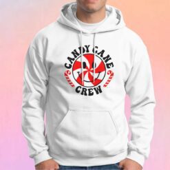 Funny Candy Cane Crew Graphic Hoodie