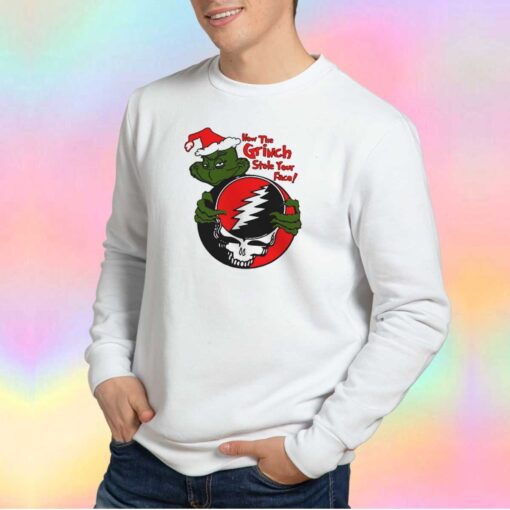 How The Grinch Stole Your Face Christmas Sweatshirt