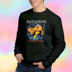 Iron Maiden Number Of The Beast Eddie Panel Sweatshirt