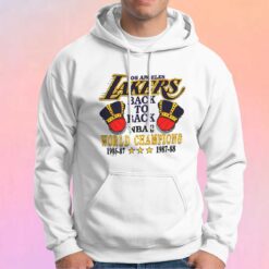 Lakers Back To Back Vintage Hoodie