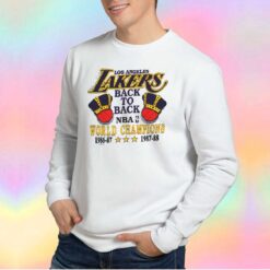 Lakers Back To Back Vintage Sweatshirt