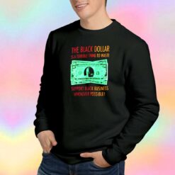 Malcolm X The Black Dollar Vintage Sweatshirt