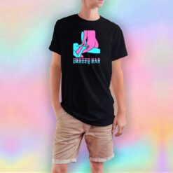 Pretty Bad Pink and Blue Lovers Graphic T Shirt