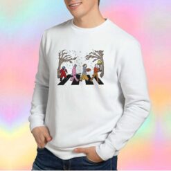 Ralphie Pink abbey road Merry Christmas Sweatshirt