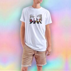 Ralphie Pink abbey road Merry Christmas T Shirt