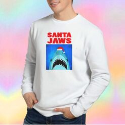 Santa Jaws Parody Christmas Sweatshirt