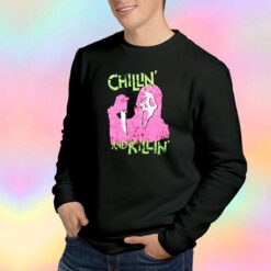 Scream Ghost Face Chillin And Killin Sweatshirt