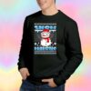 Snow Malone Snowman Face Tattoo Parody Sweatshirt