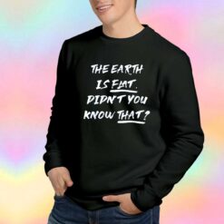 The Earth Is Flat Sweatshirt