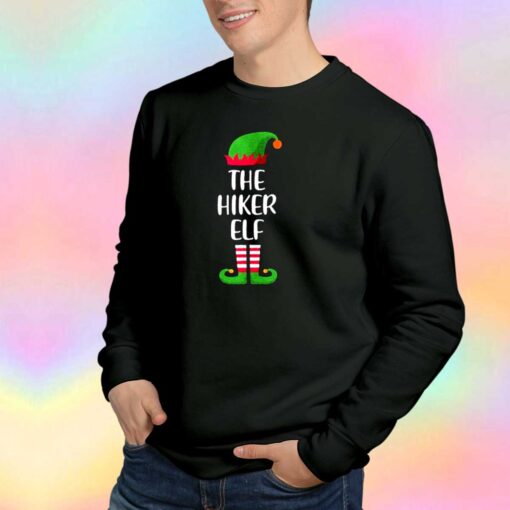 The Hiker Elf christmas Sweatshirt