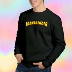 Transgender Flame Thrasher Funny Sweatshirt