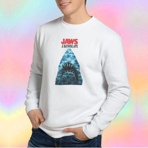 Bape x Jaws Shark Sweatshirt