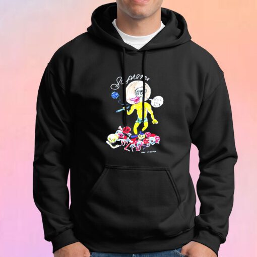 Daniel Johnston Kill Em All tee Hoodie